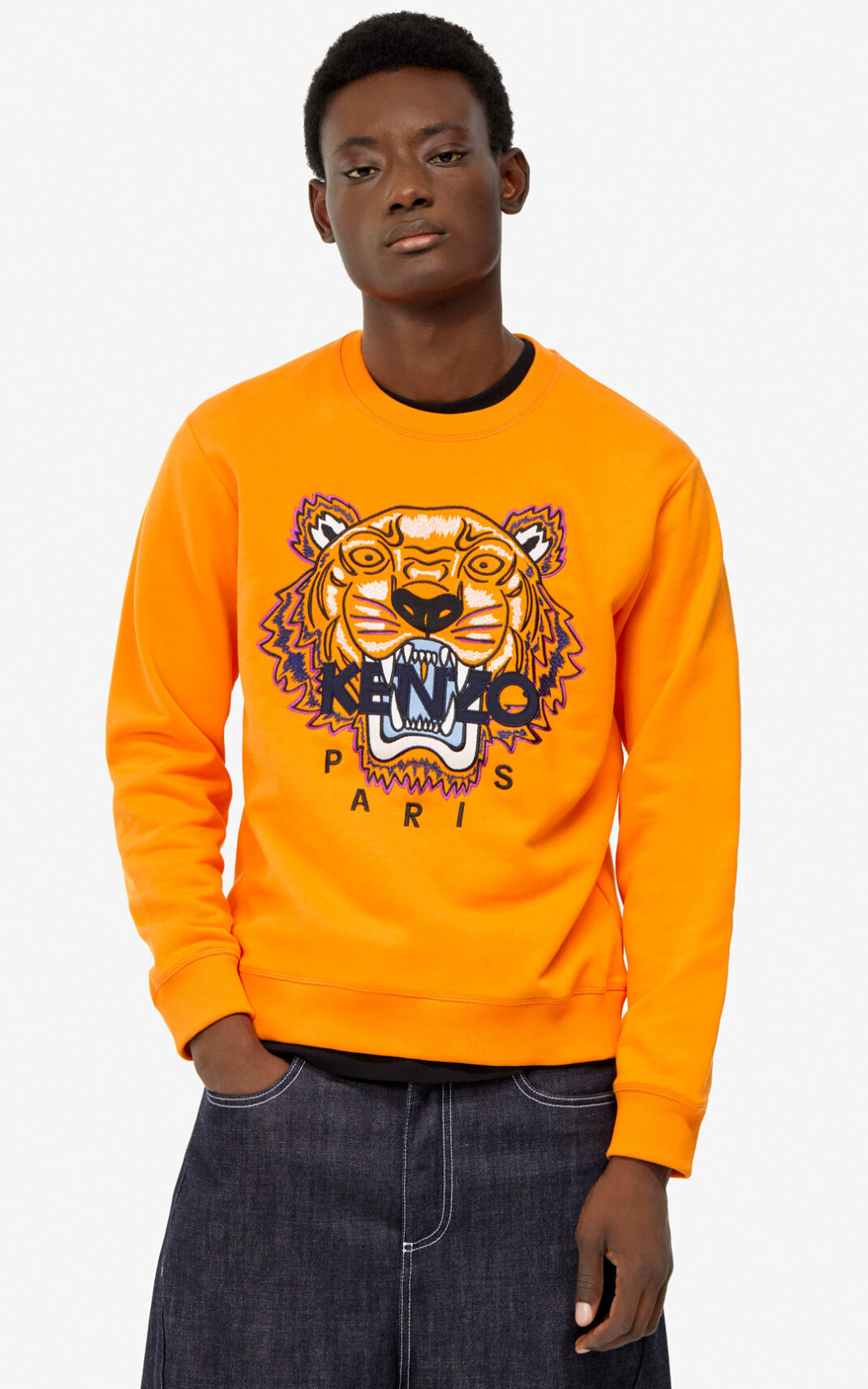 Kenzo Tiger Sweatshirt Herr | 84932-GNVP